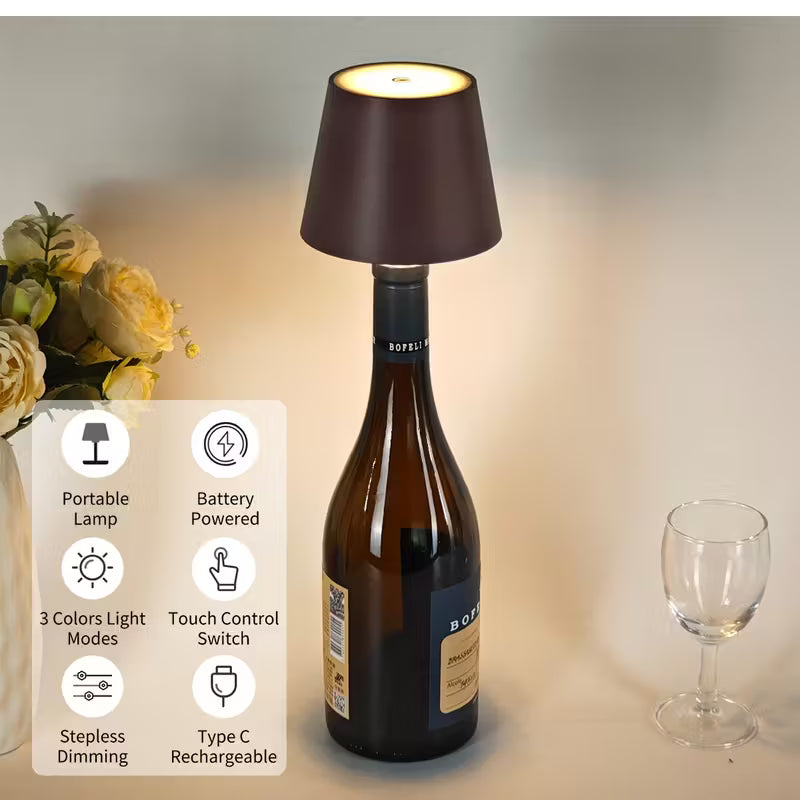 Lampada per Bottiglie Ricaricabile